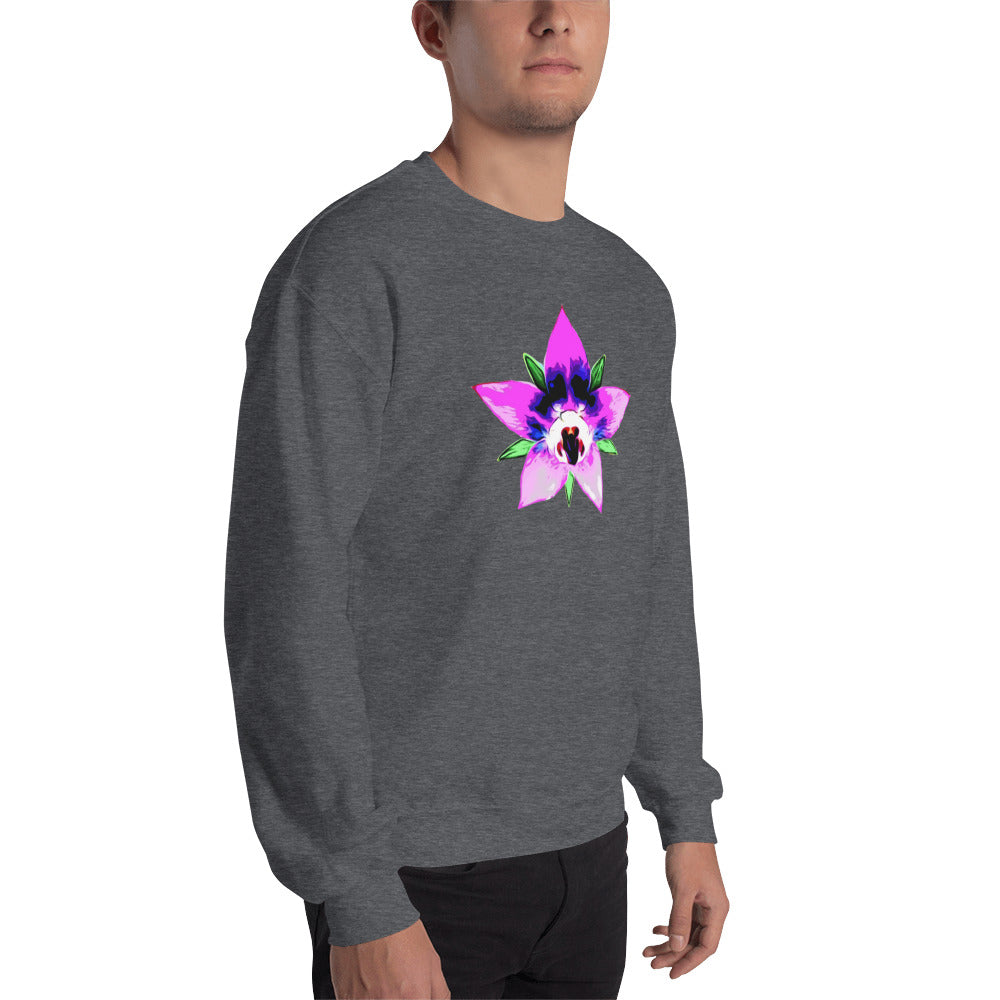 Pink Starflower Unisex Sweatshirt