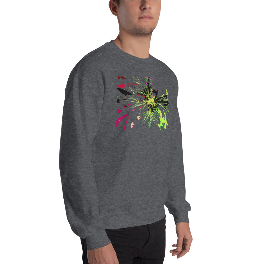 Happy's Special Blend Cannabis Plant Unisex Sweatshirt