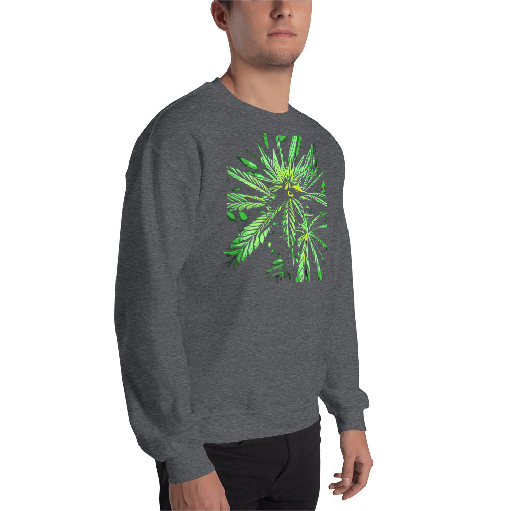Seeded Flowering Cannabis Plant Unisex Sweatshirt