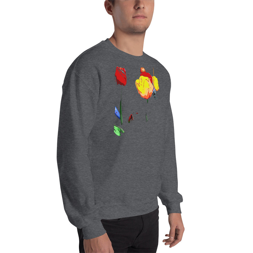 Mix of Tulip Flowers Unisex Sweatshirt