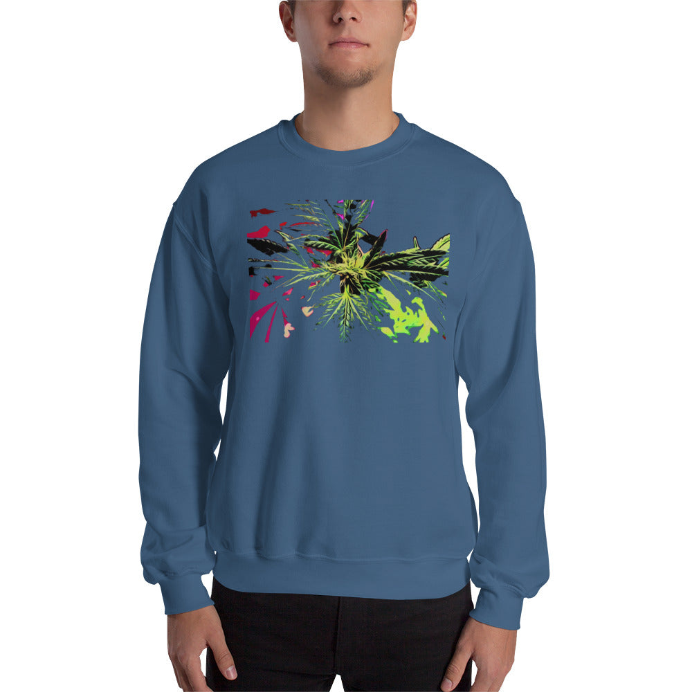 Happy's Special Blend Cannabis Plant Unisex Sweatshirt