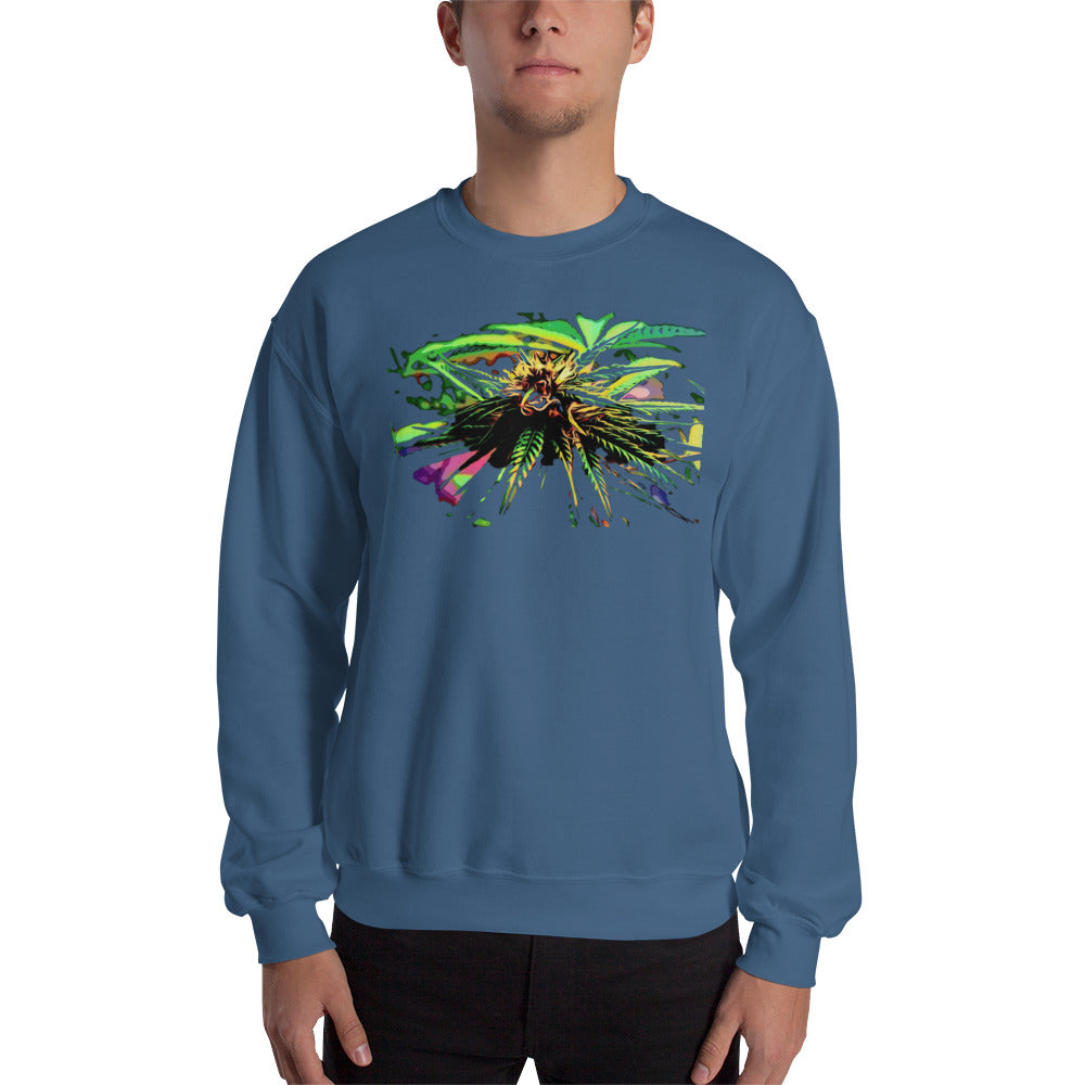 Happy's Sunshine Cannabis Variety Unisex Sweatshirt