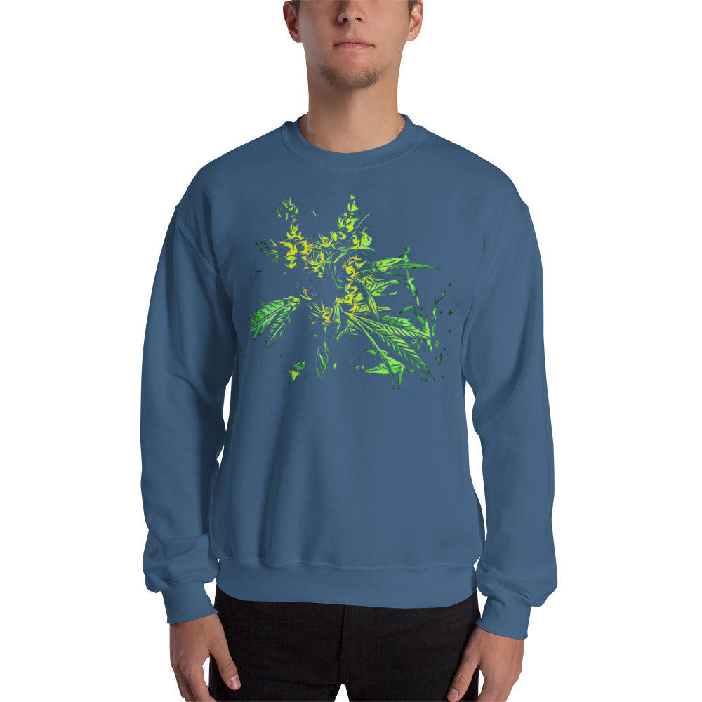 Happy's Haze Cannabis Variety Unisex Sweatshirt