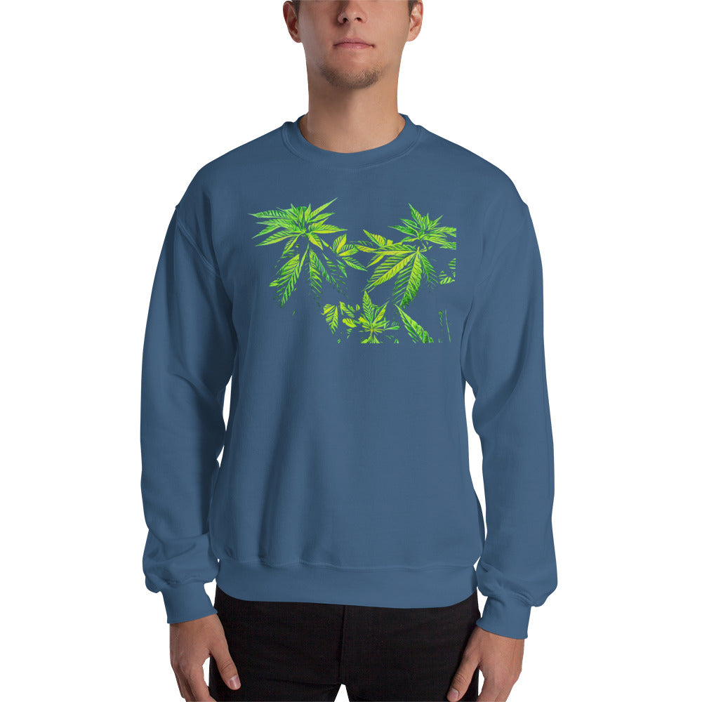 Vegetative Cannabis Plants Unisex Sweatshirt