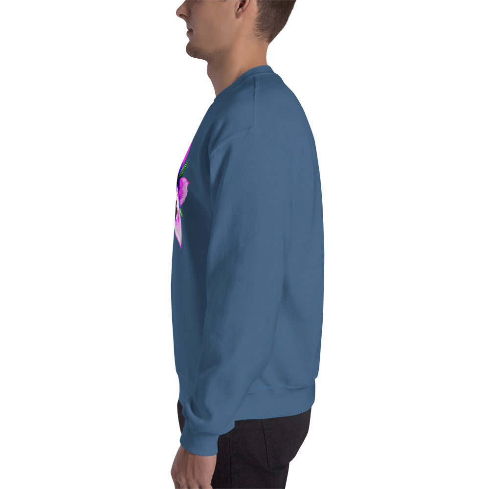 Pink Starflower Unisex Sweatshirt