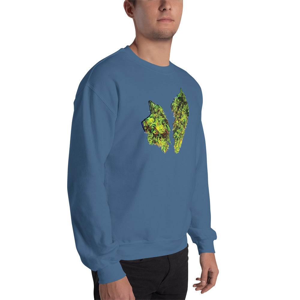 Homegrown Cannabis Flowers Unisex Sweatshirt