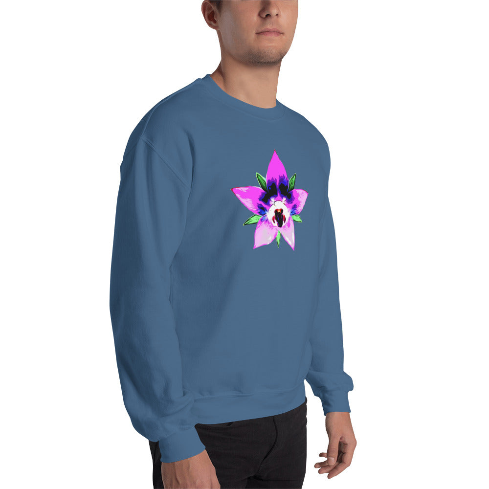 Pink Starflower Unisex Sweatshirt