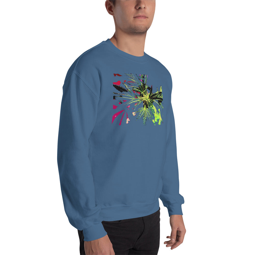 Happy's Special Blend Cannabis Plant Unisex Sweatshirt