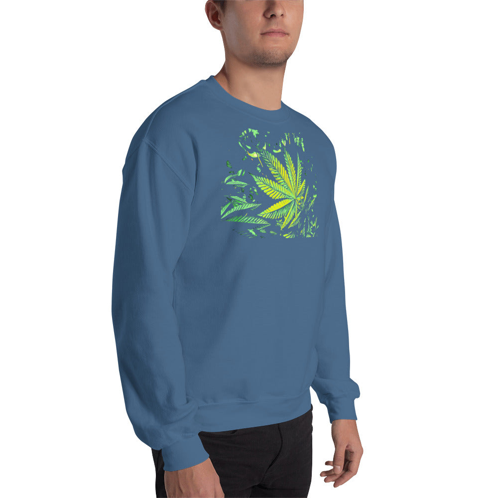 Big Cannabis Leaf Unisex Sweatshirt