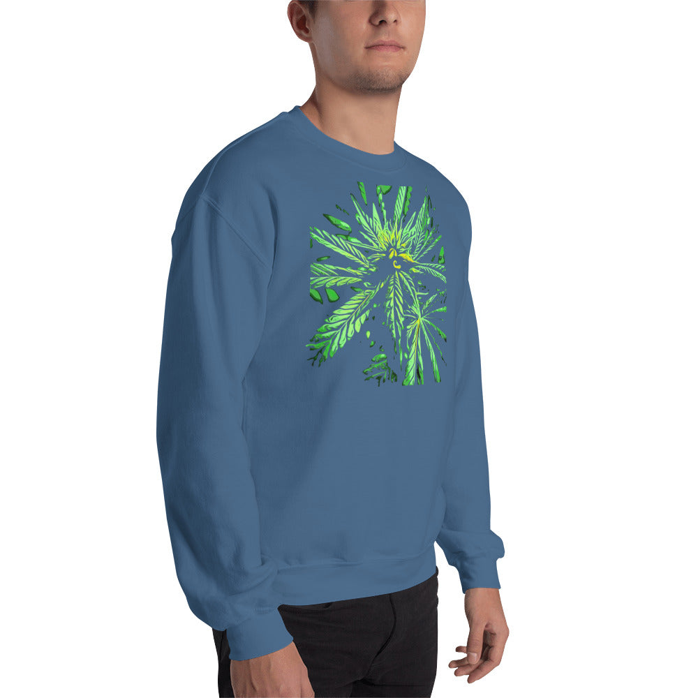 Seeded Flowering Cannabis Plant Unisex Sweatshirt