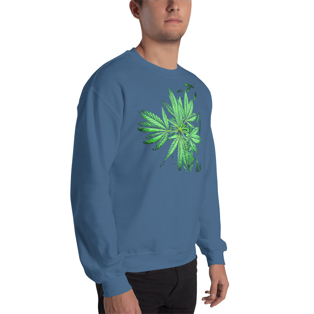 Early Flowering Cannabis Plant Unisex Sweatshirt