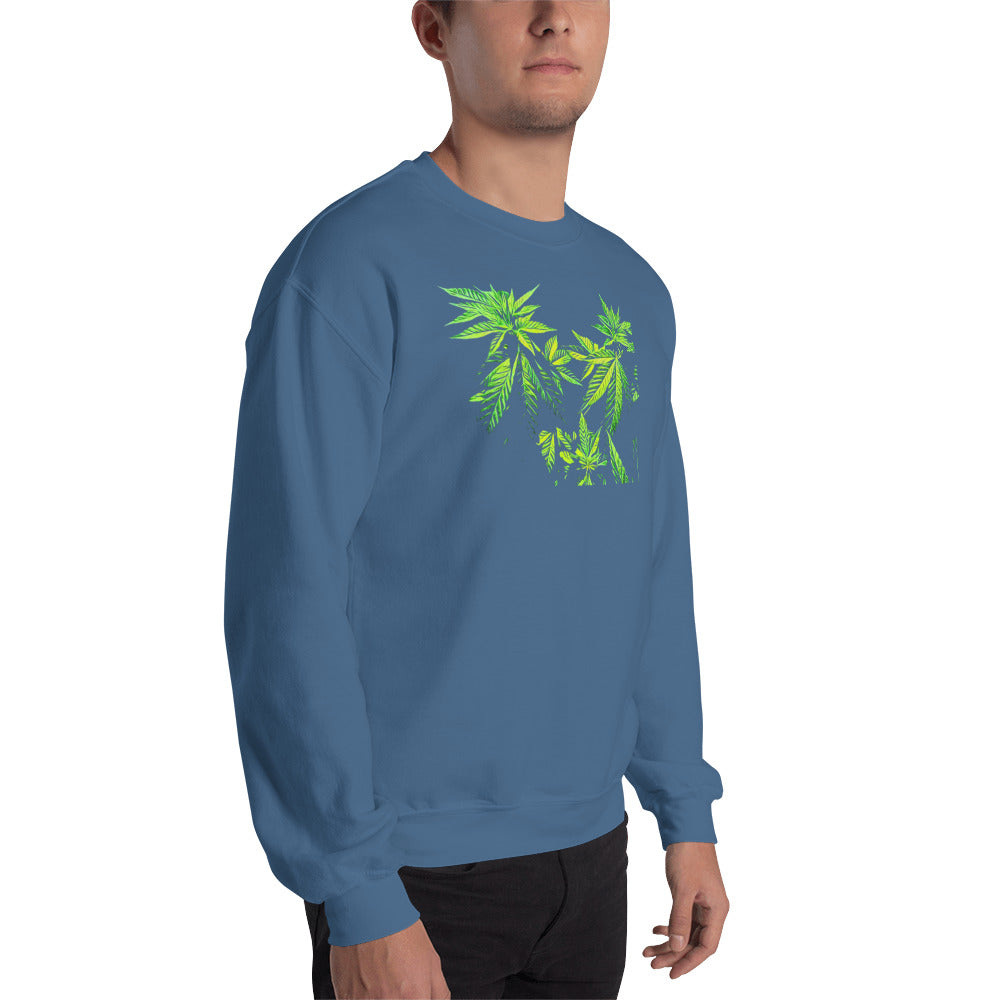 Vegetative Cannabis Plants Unisex Sweatshirt