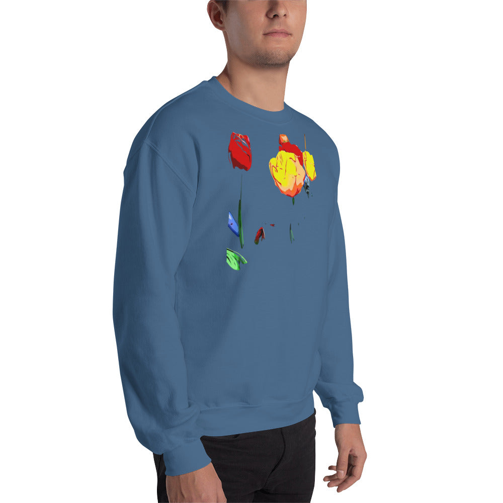 Mix of Tulip Flowers Unisex Sweatshirt