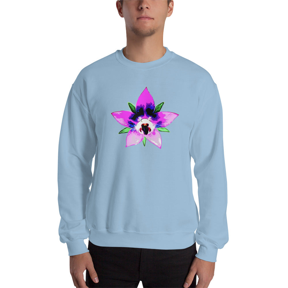 Pink Starflower Unisex Sweatshirt