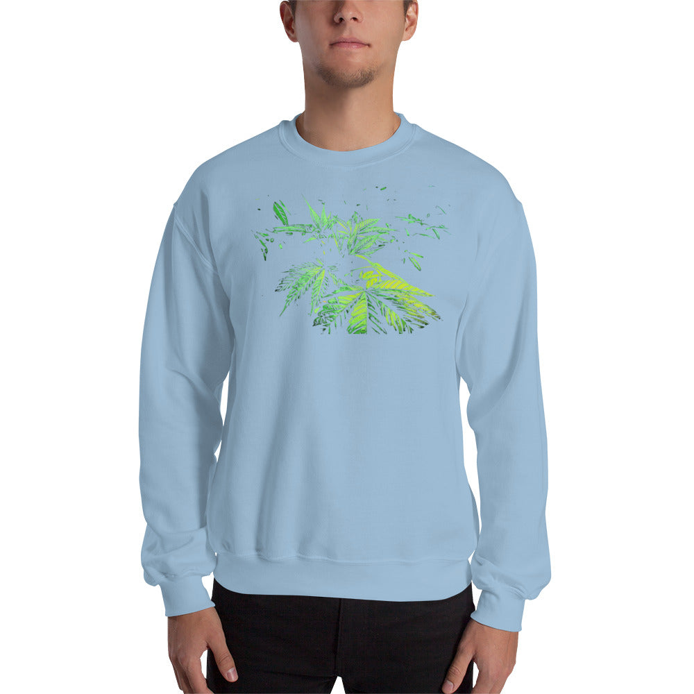 Praying Cannabis Plant Unisex Sweatshirt