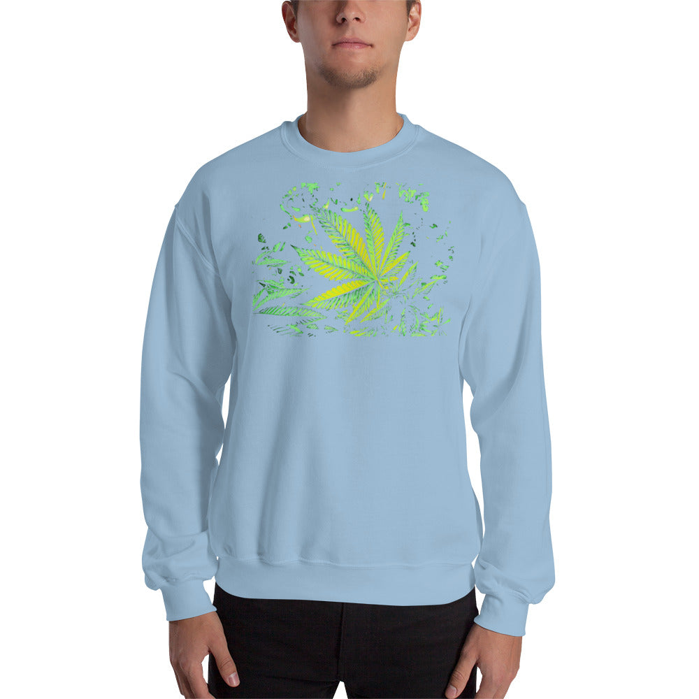 Big Cannabis Leaf Unisex Sweatshirt