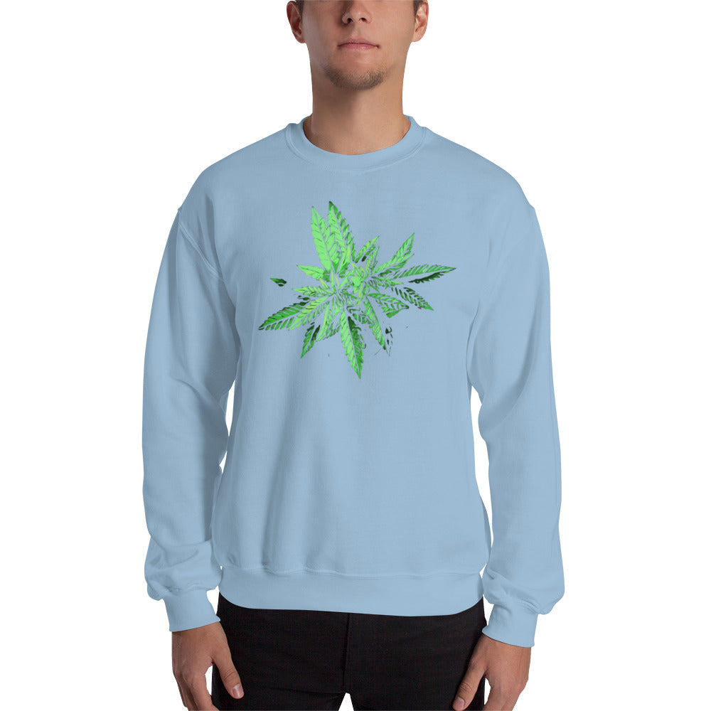 Target Leaf Cannabis Plant Unisex Sweatshirt