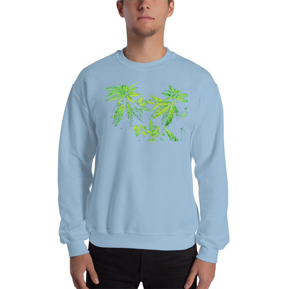 Vegetative Cannabis Plants Unisex Sweatshirt