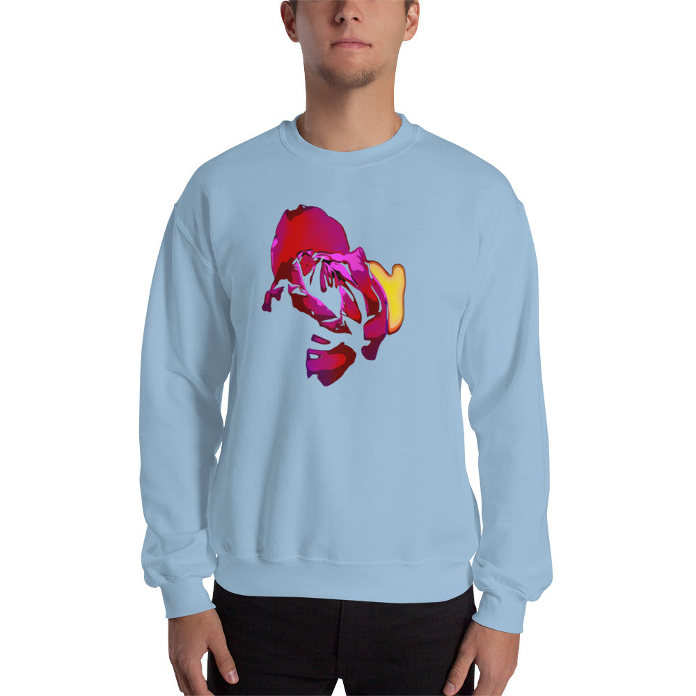 Purple Tulip Flower Unisex Sweatshirt