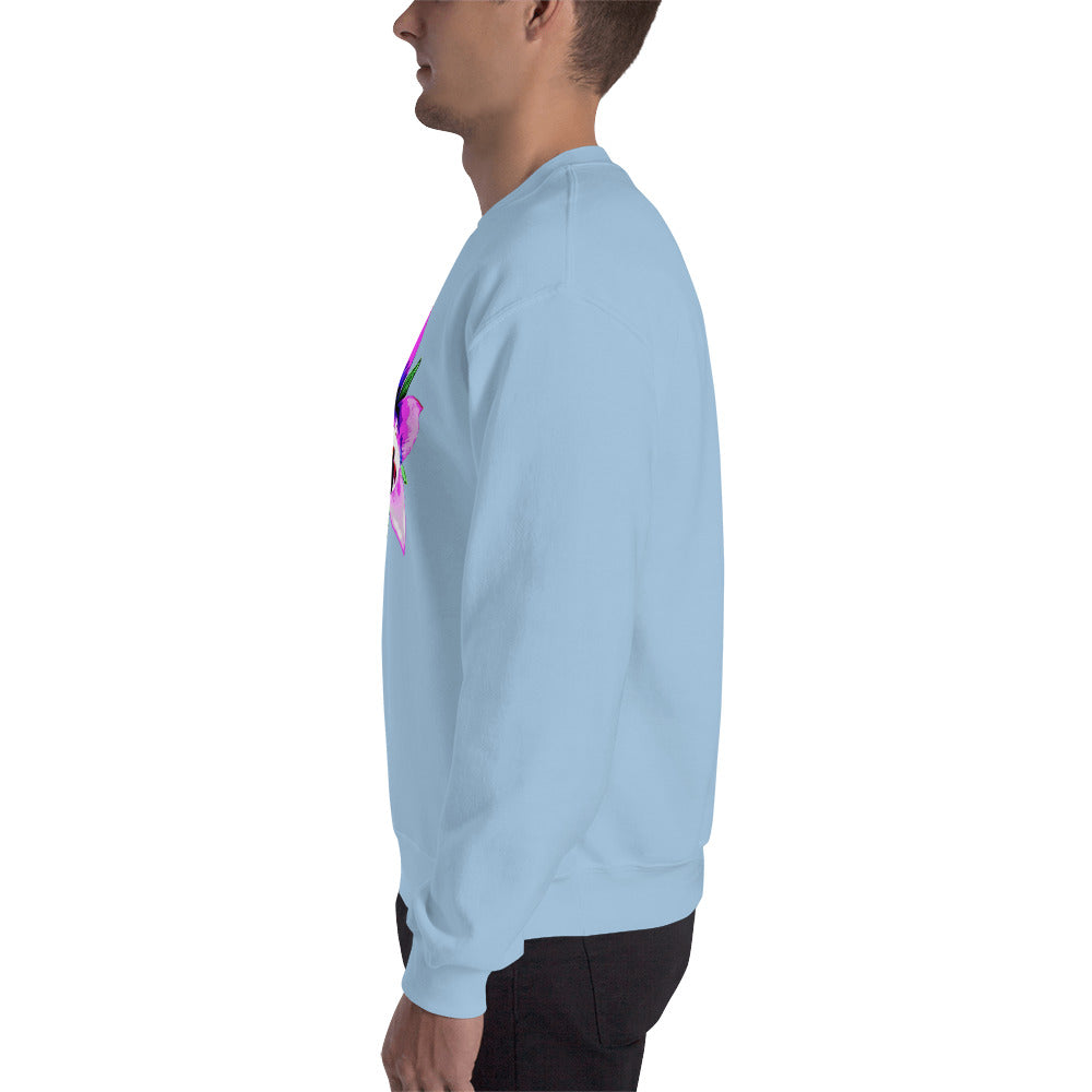 Pink Starflower Unisex Sweatshirt