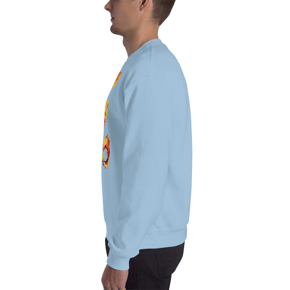 Red and Yellow Tulip Flowers Unisex Sweatshirt