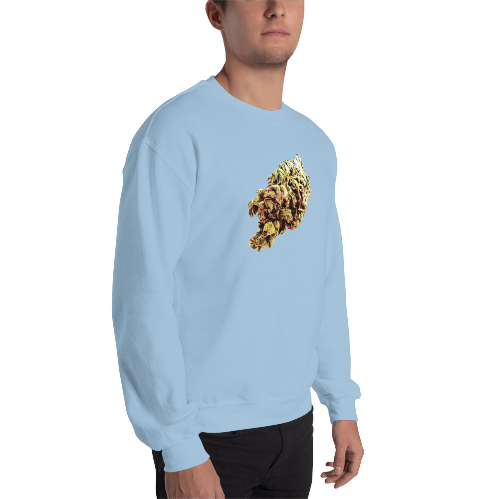 Homegrown Haze Cannabis Plant Unisex Sweatshirt