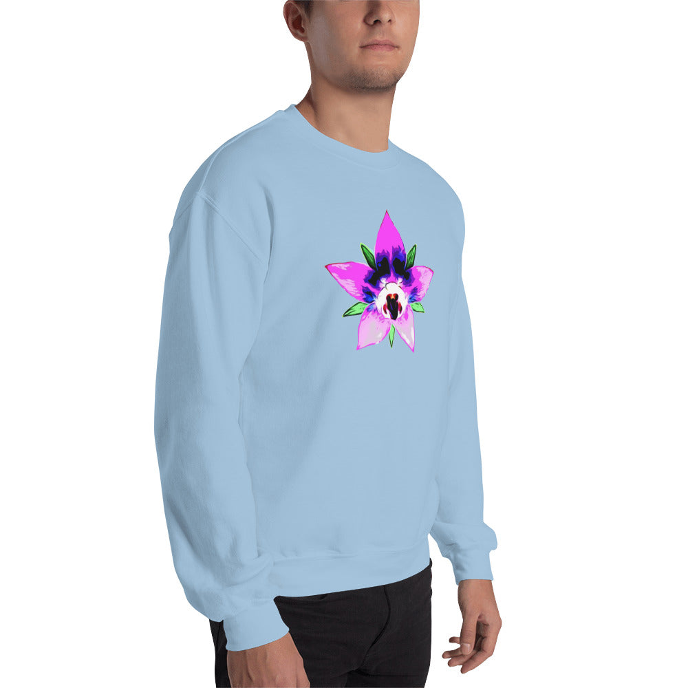 Pink Starflower Unisex Sweatshirt