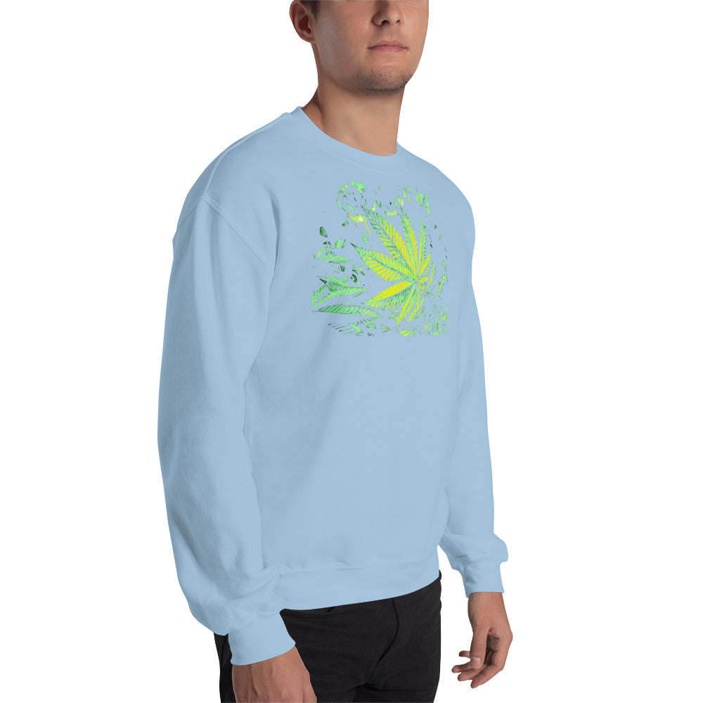 Big Cannabis Leaf Unisex Sweatshirt