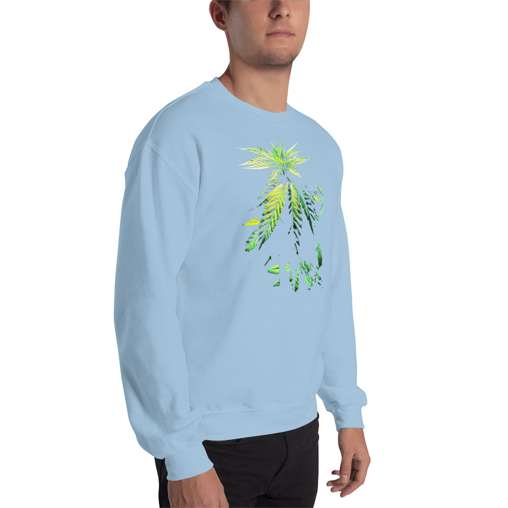 Praying Vegetative Cannabis Plant Unisex Sweatshirt