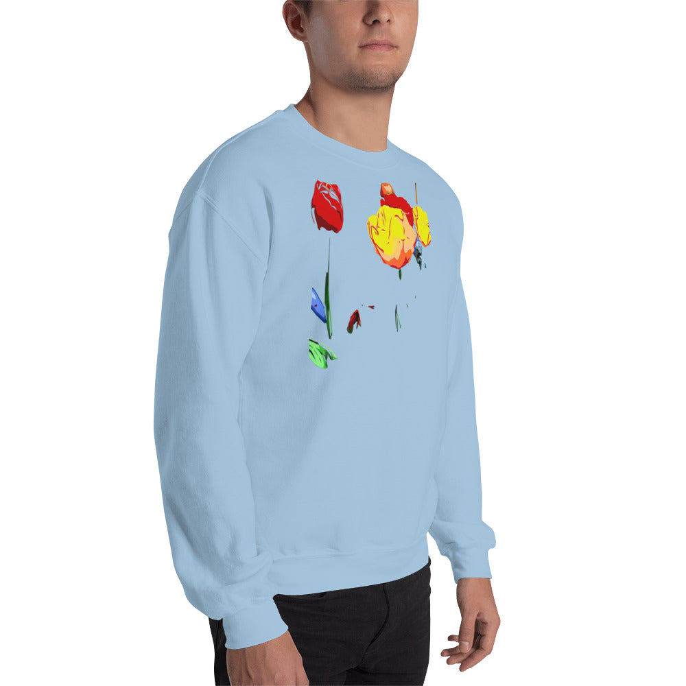Mix of Tulip Flowers Unisex Sweatshirt