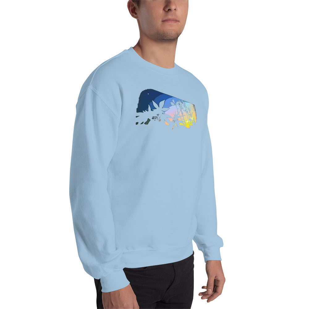 Cannabis and Starflower Moon Unisex Sweatshirt