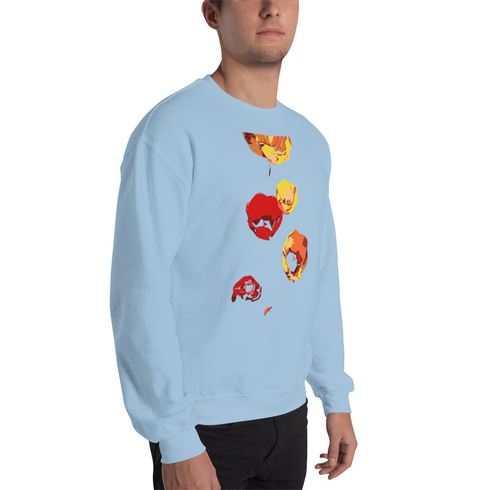 Red and Yellow Tulip Flowers Unisex Sweatshirt