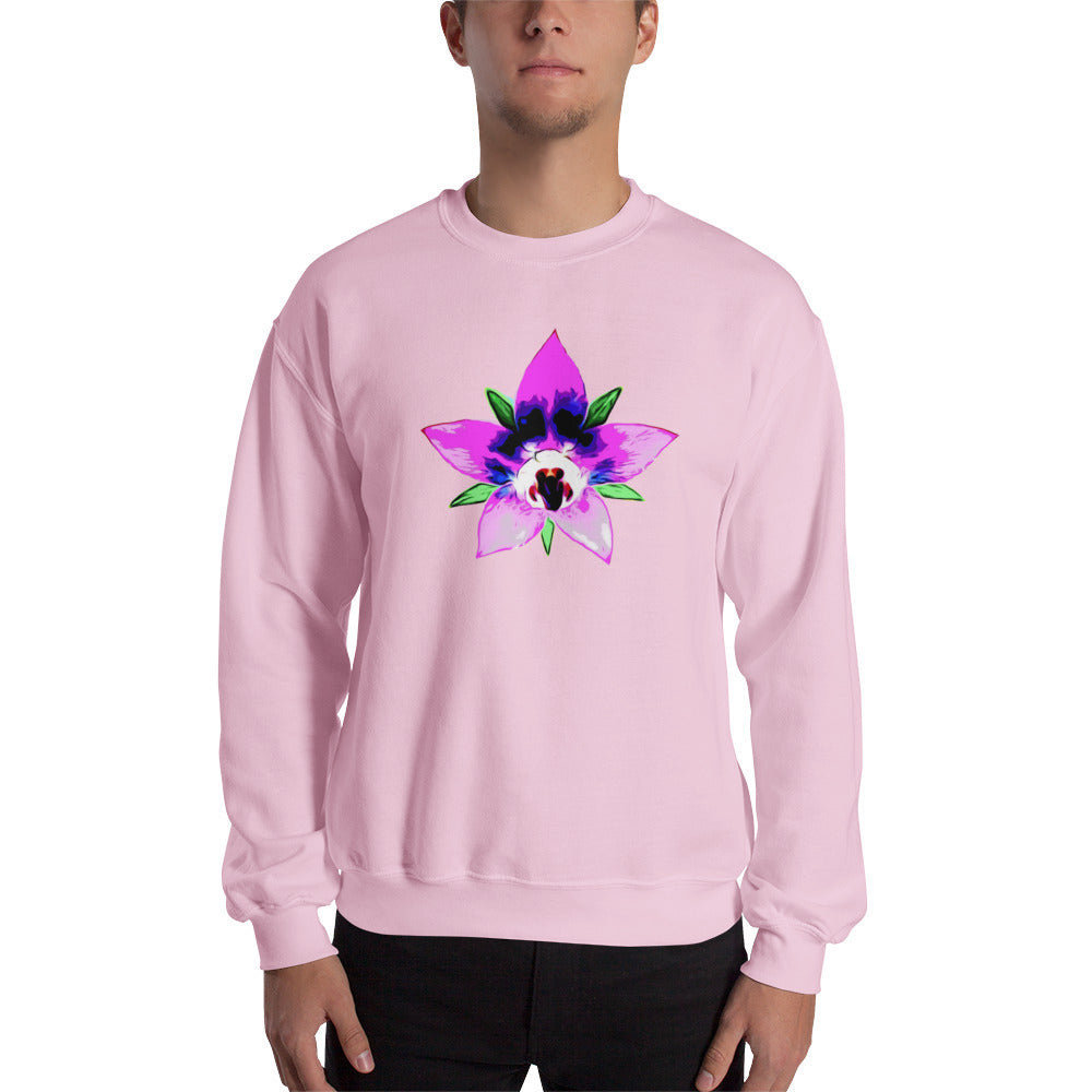 Pink Starflower Unisex Sweatshirt