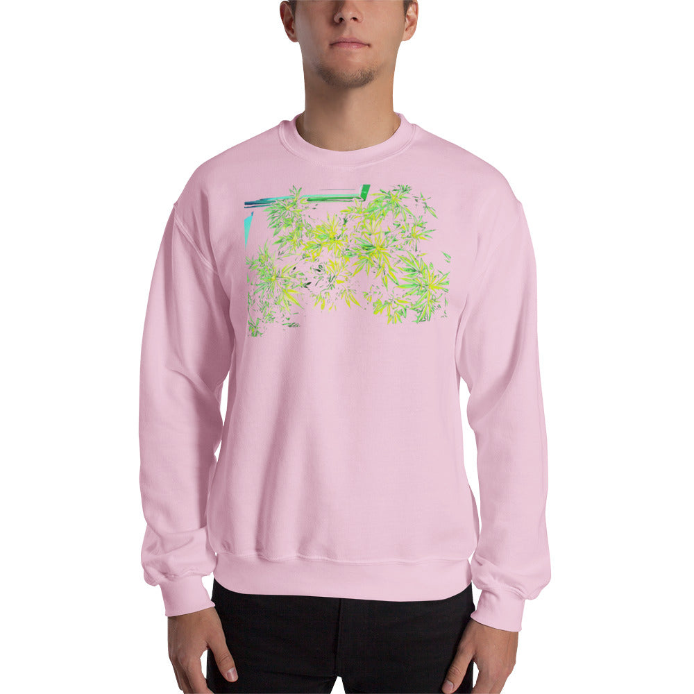 X Cannabis Plant Unisex Sweatshirt
