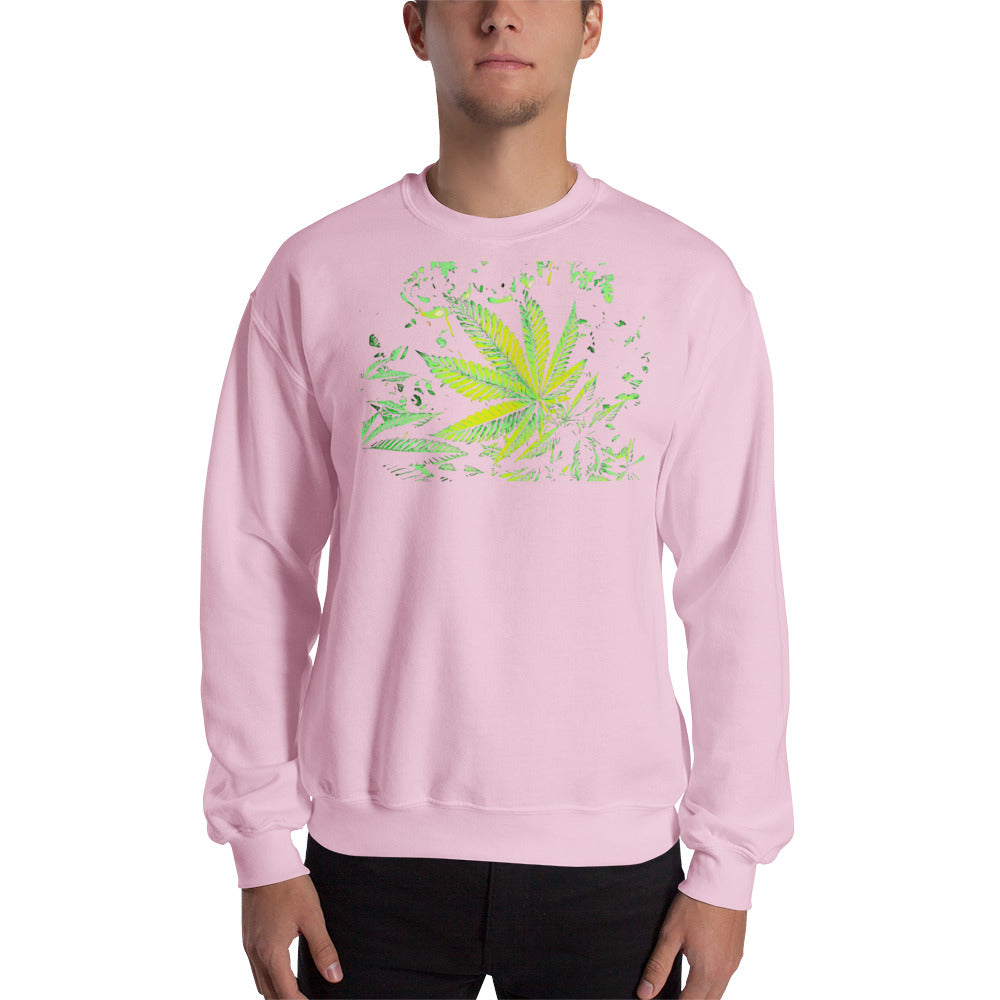 Big Cannabis Leaf Unisex Sweatshirt