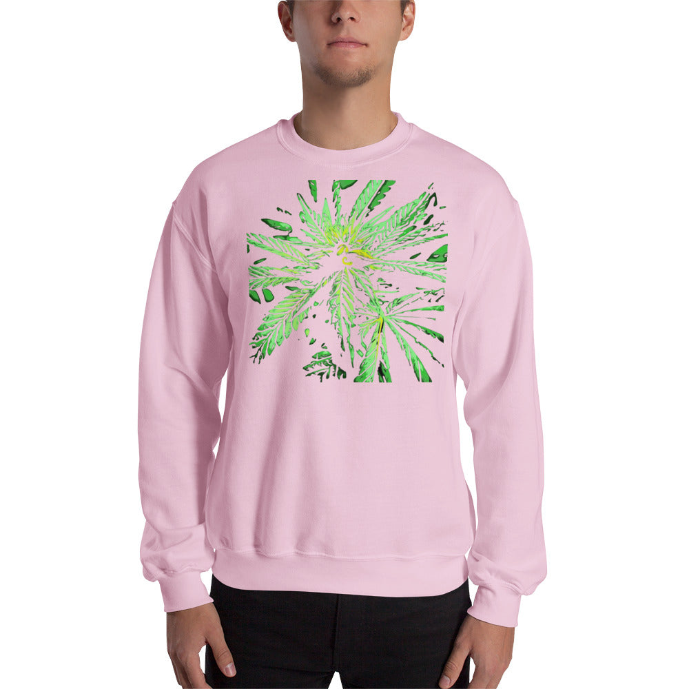 Seeded Flowering Cannabis Plant Unisex Sweatshirt