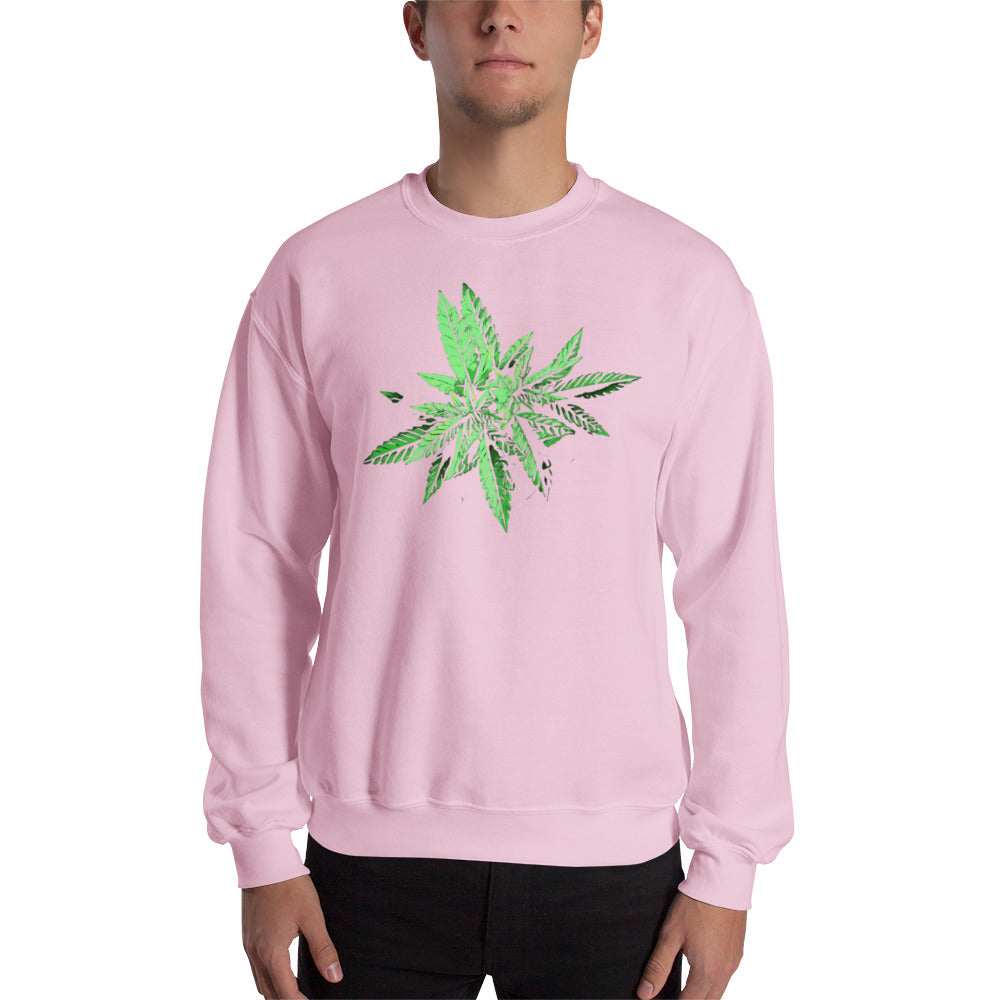 Target Leaf Cannabis Plant Unisex Sweatshirt