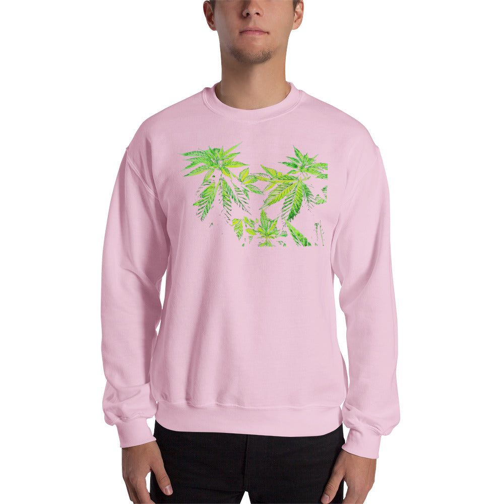 Vegetative Cannabis Plants Unisex Sweatshirt