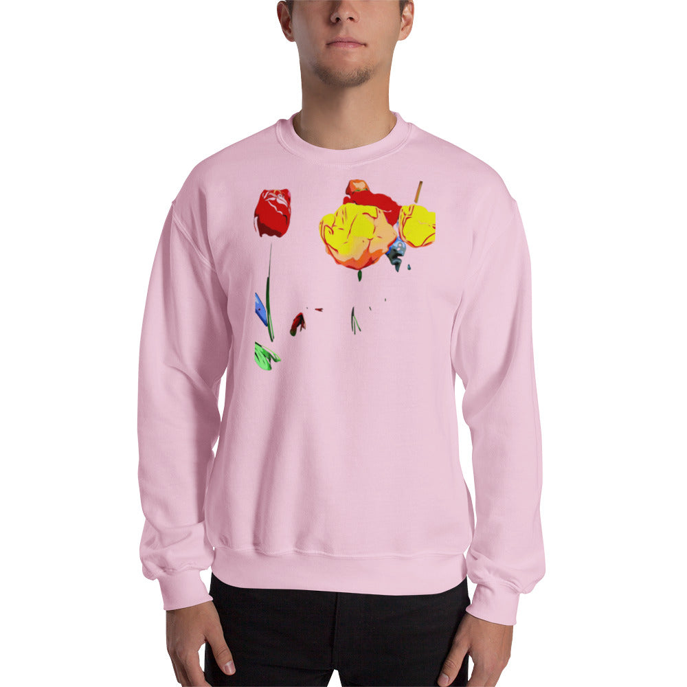 Mix of Tulip Flowers Unisex Sweatshirt