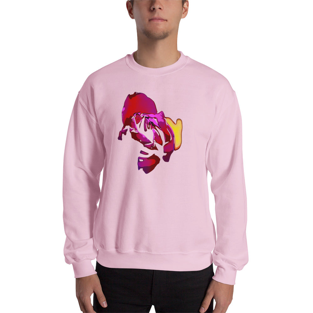 Purple Tulip Flower Unisex Sweatshirt