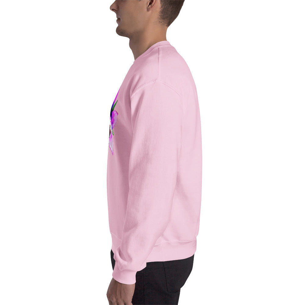 Pink Starflower Unisex Sweatshirt