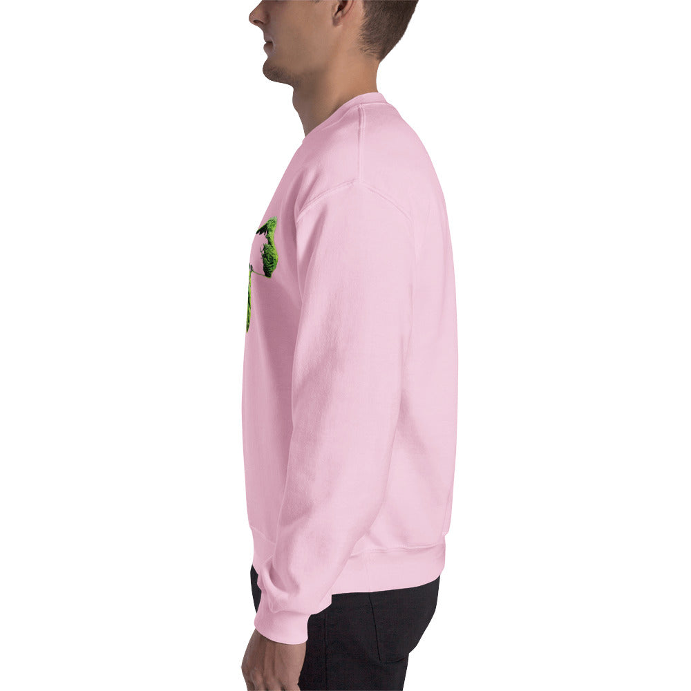 3 Leaf Trifoliate Cannabis Seedling Unisex Sweatshirt