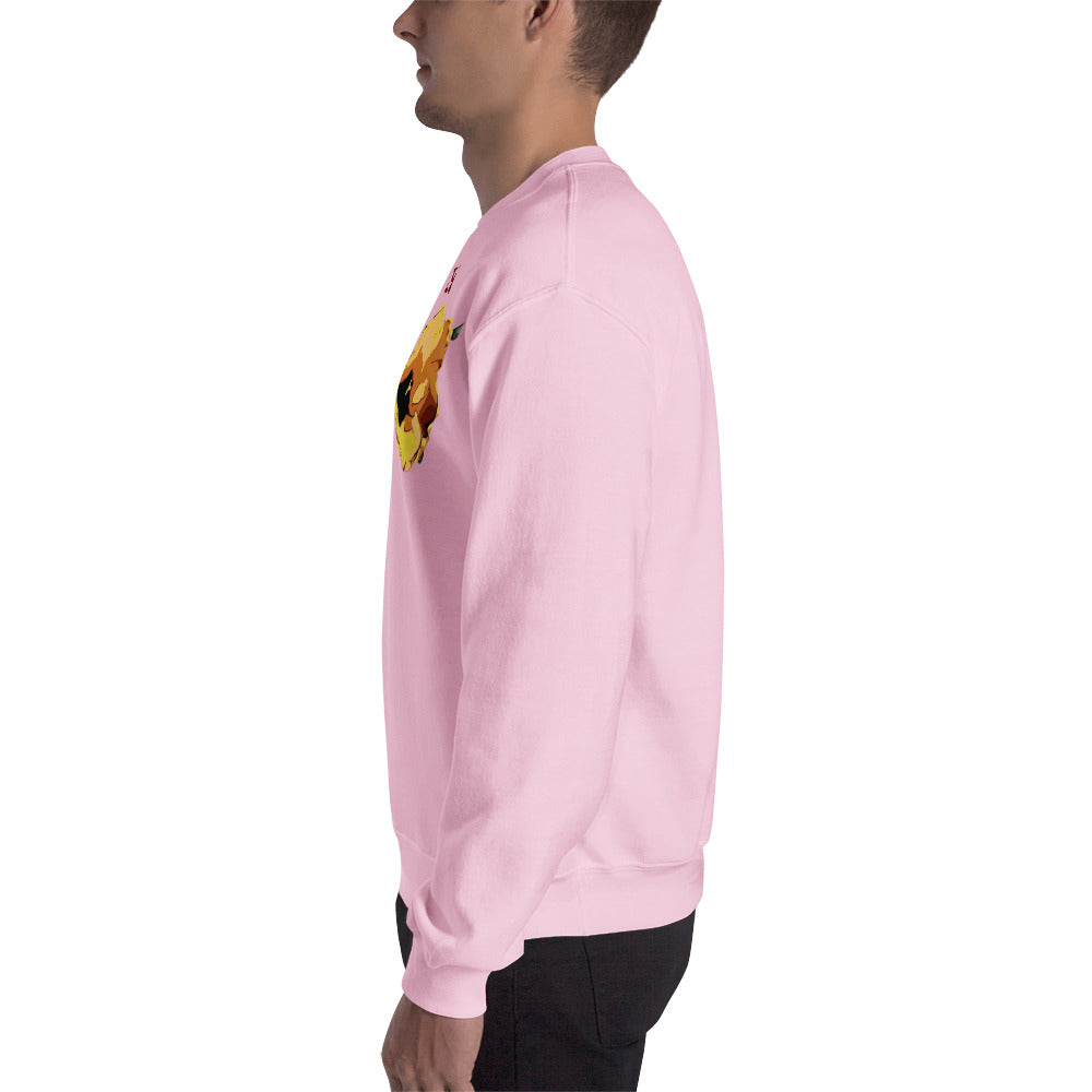 Yellow Tulip Flowers Unisex Sweatshirt