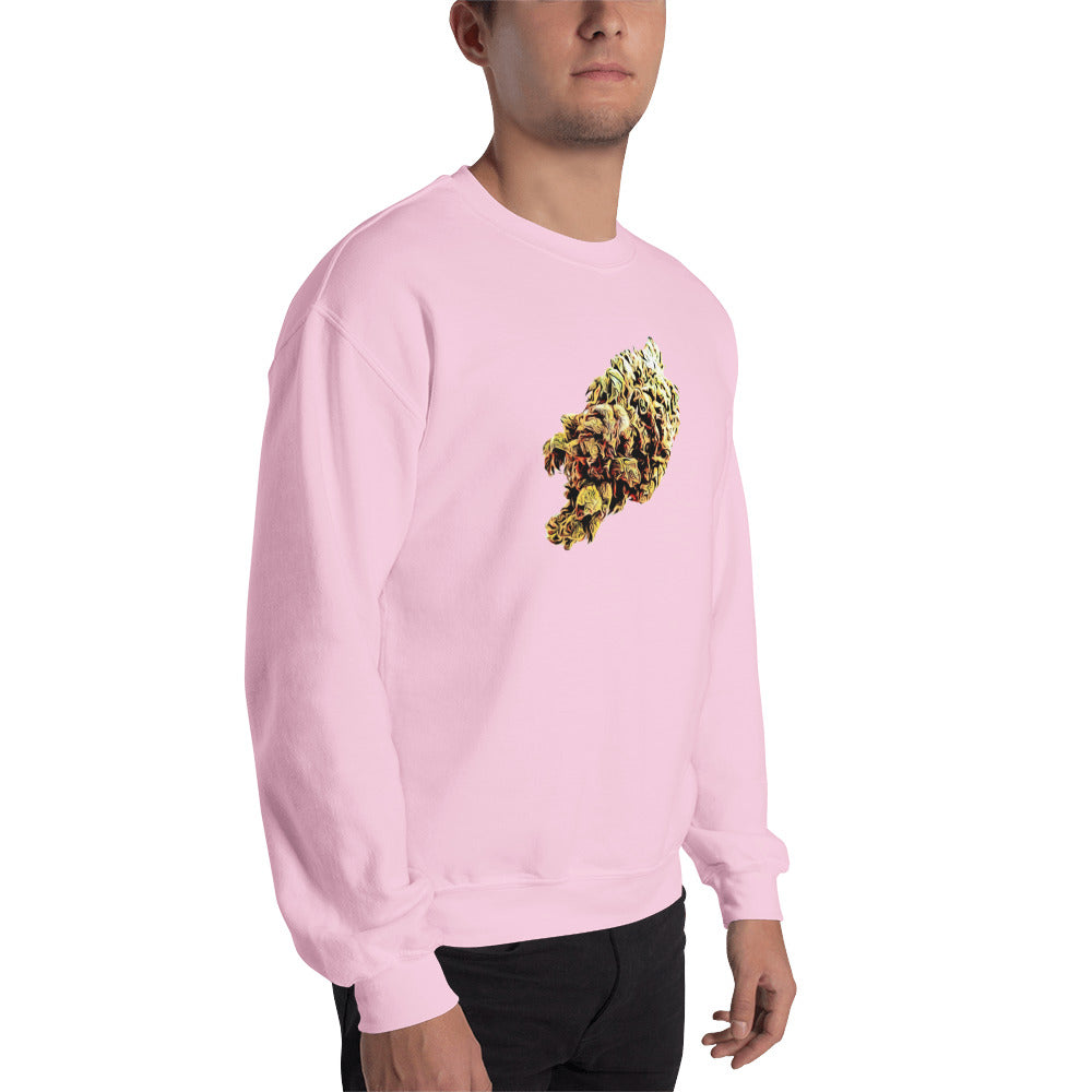 Homegrown Haze Cannabis Plant Unisex Sweatshirt