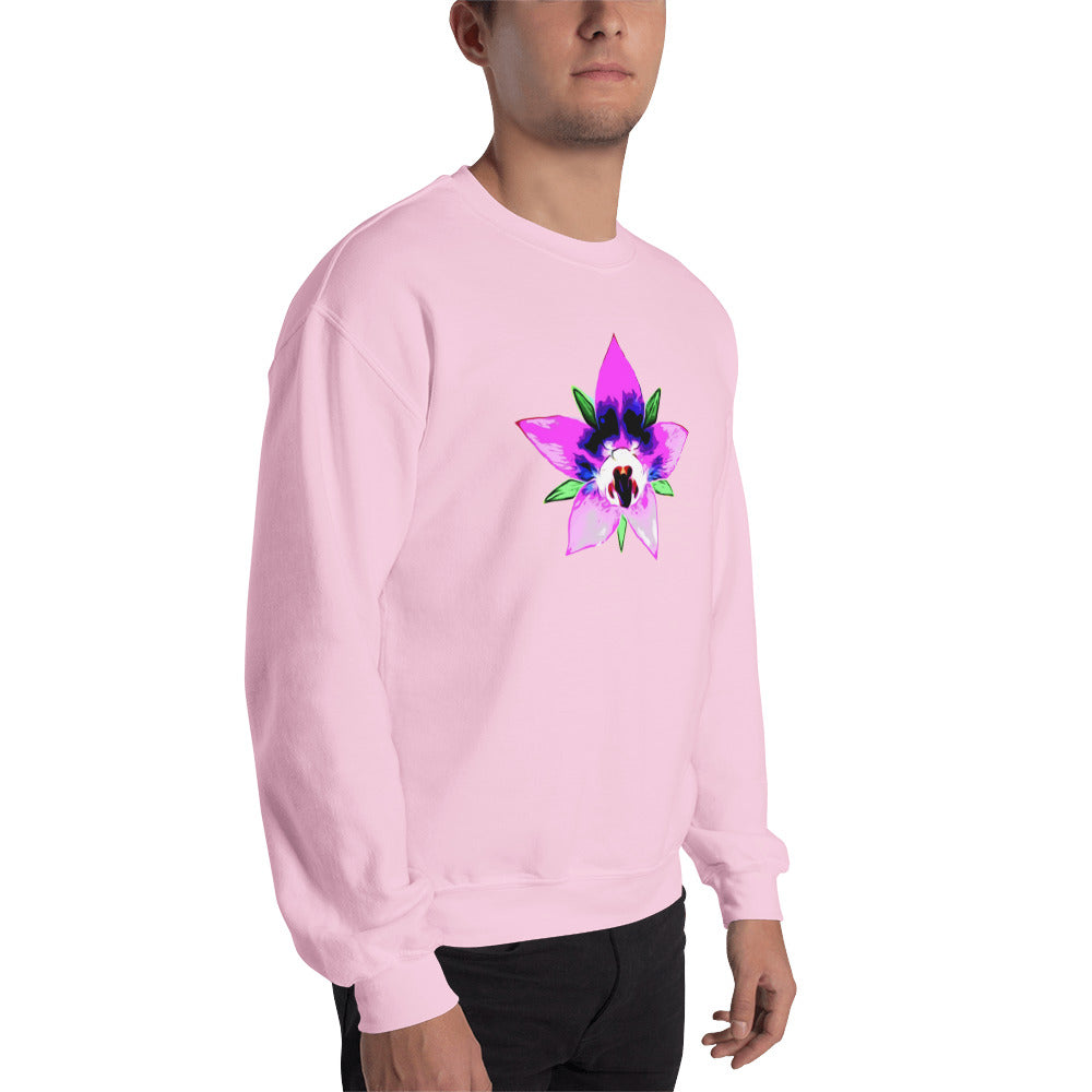 Pink Starflower Unisex Sweatshirt