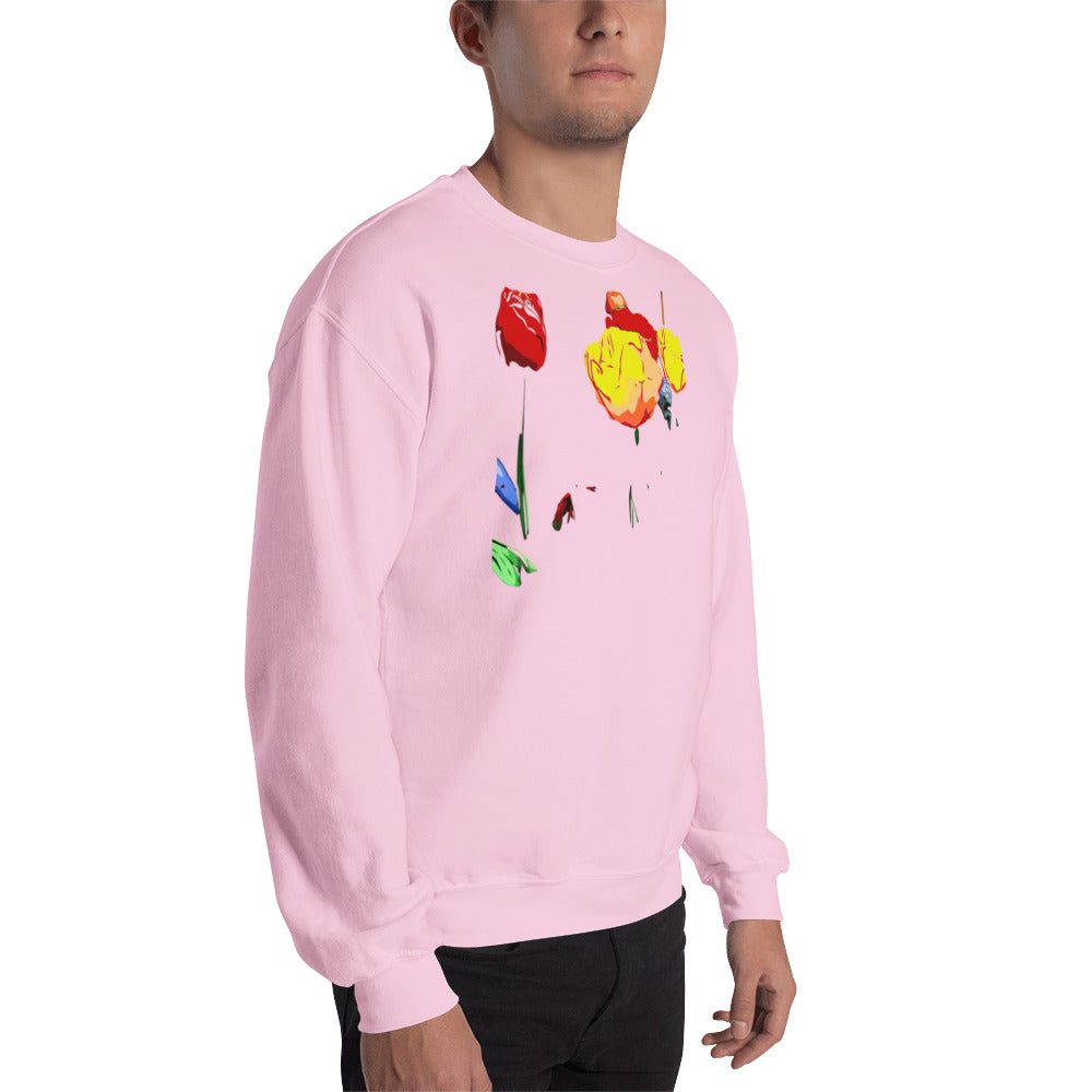 Mix of Tulip Flowers Unisex Sweatshirt