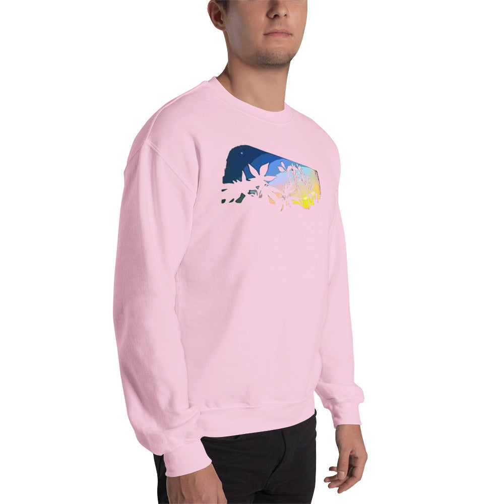 Cannabis and Starflower Moon Unisex Sweatshirt