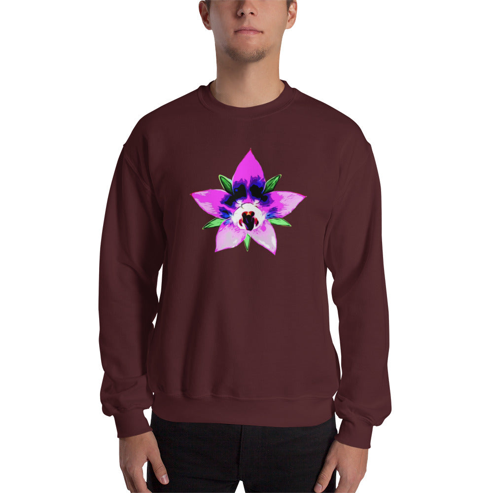 Pink Starflower Unisex Sweatshirt
