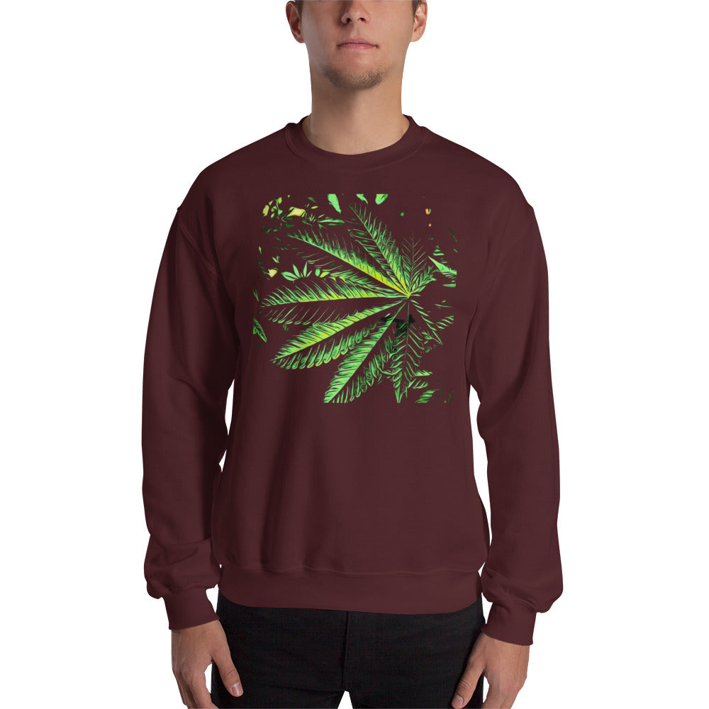 Biggest Cannabis Leaf Unisex Sweatshirt