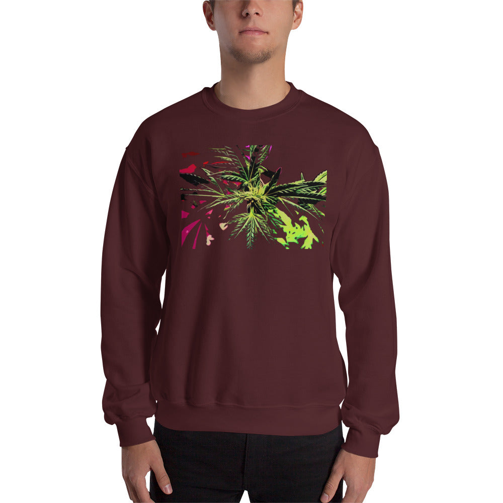Happy's Special Blend Cannabis Plant Unisex Sweatshirt